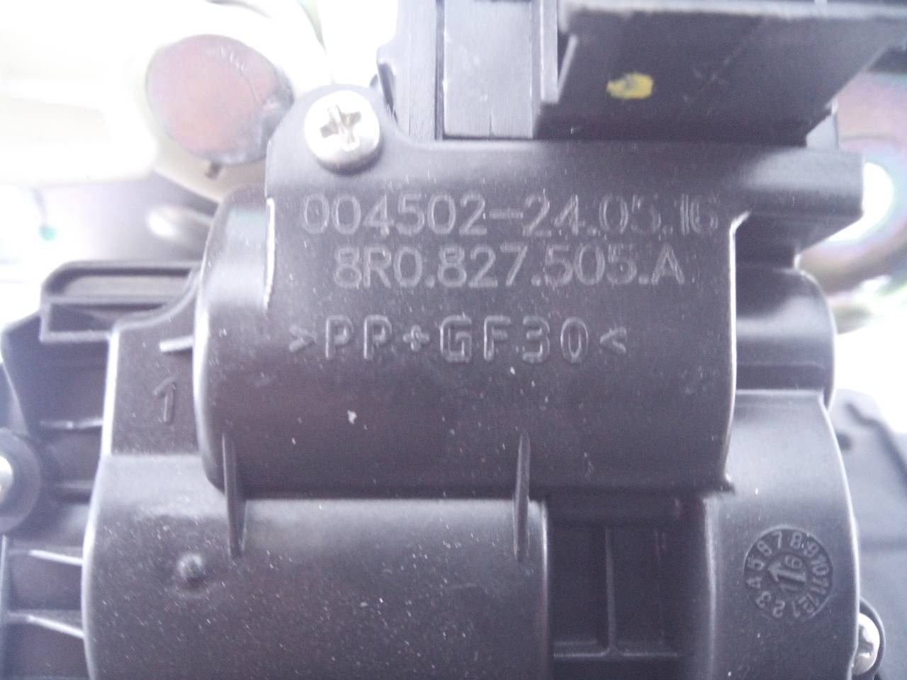 AUDI Q3 8U (2011-2020) Tailgate Boot Lock 8R0827505A, E1-A1-43-2 21800363