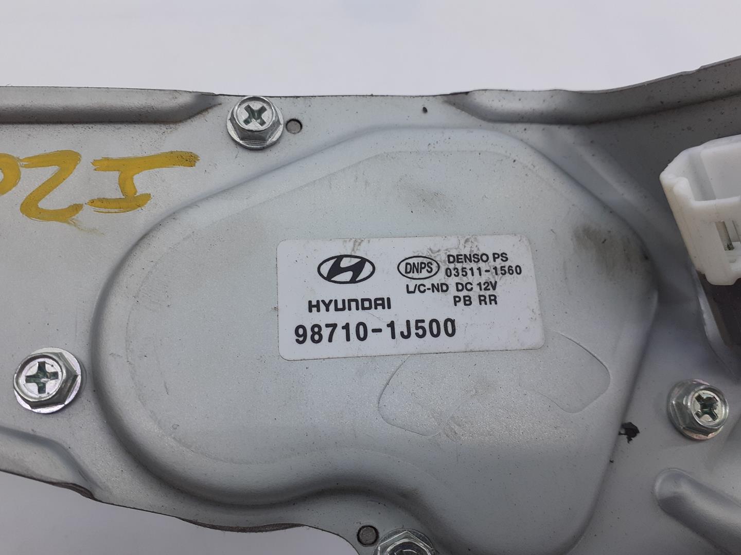 HYUNDAI i20 PB (1 generation) (2008-2014) Tailgate  Window Wiper Motor 987101J500, 035111560, E3-A3-26-3 21796105