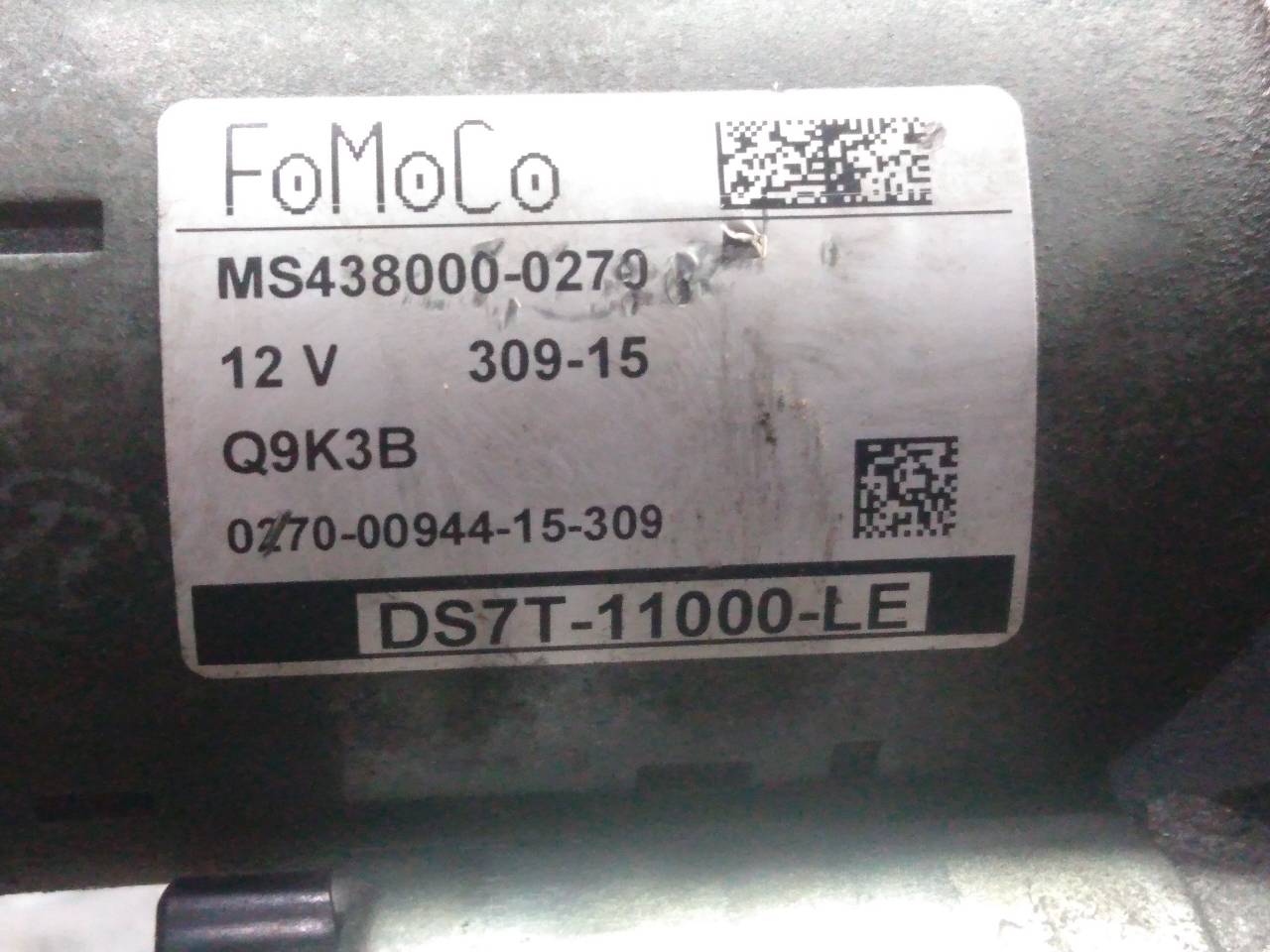 FORD Focus 3 generation (2011-2020) Starteris MS4380000270, DS7T11000LE, P3-B7-14-3 18757210