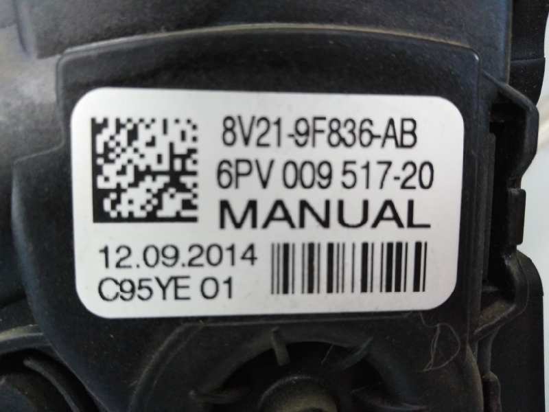 FORD Tourneo Courier 1 generation (2014-2024) Throttle Pedal 8V219F836AB, E3-B3-30-1 18623512