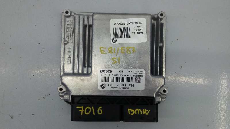 BMW 1 Series E81/E82/E87/E88 (2004-2013) Motorkontrolenhed ECU 7811701,0281015042,E3-A2-36-3 18538479