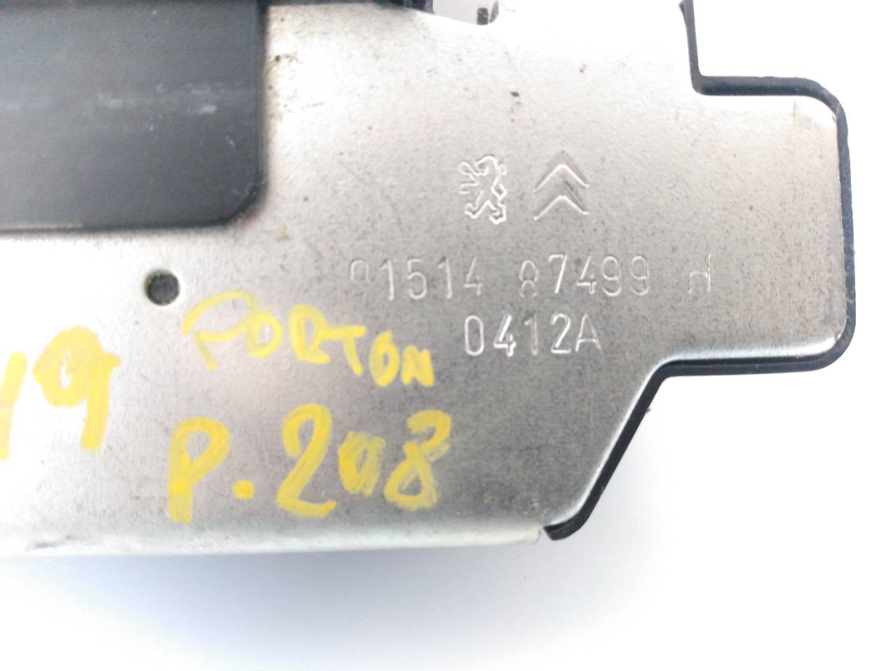 PEUGEOT 208 Peugeot 208 (2012-2015) Tailgate Boot Lock 9151487499H,E1-A4-44-1 18567559