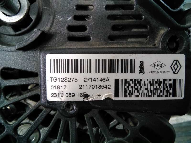 RENAULT Clio 3 generation (2005-2012) Alternator 2117018542, P3-A4-8-2, 231008918R 18490023