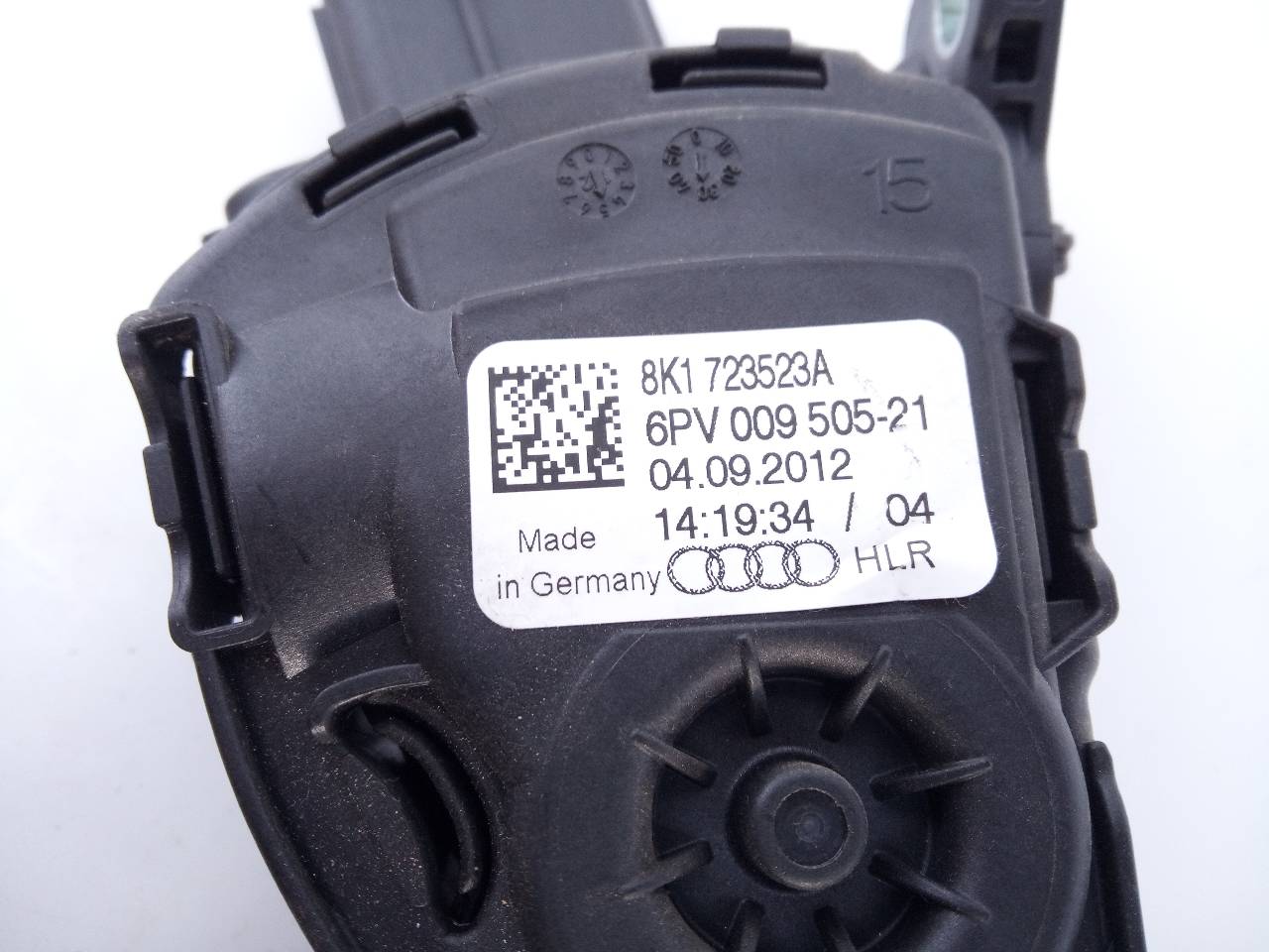 AUDI A6 C7/4G (2010-2020) Akseleratoriaus (gazo) pedalas 8K1723523A, 6PV00950521, E2-A1-34-7 24451992