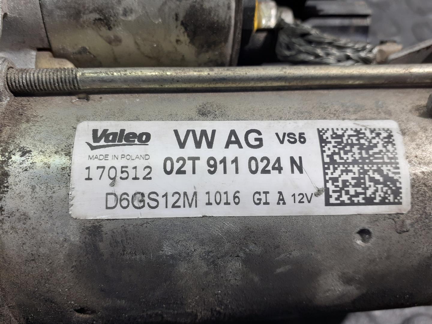 DODGE Ibiza 4 generation (2008-2017) Starter Motor 02T911024N,D6GS12M,P3-B7-4-3 21793139