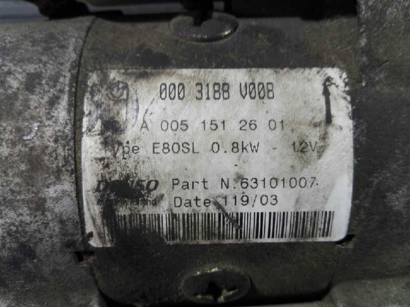 SMART Startmotor 0003188V008, A0051512601, P3-A10-5-5 18464855