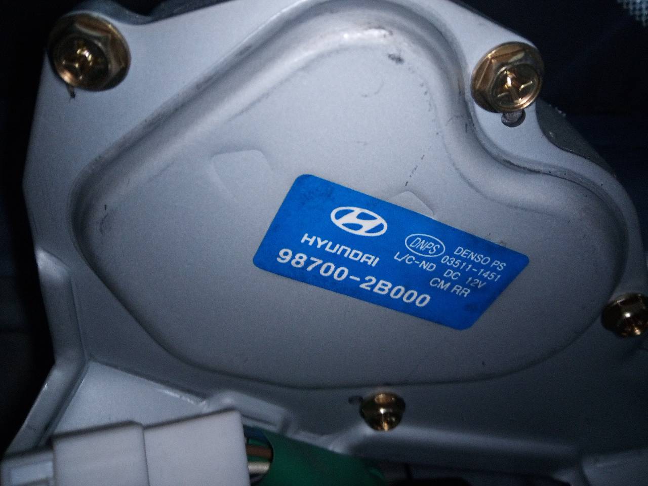 HYUNDAI Santa Fe CM (2006-2013) Galinio dangčio (bagažinės) valytuvo varikliukas 987002B000 24039181