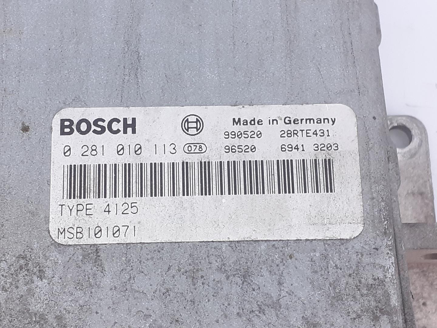 LAND ROVER Freelander 1 generation (1998-2006) Calculateur d'unité de commande du moteur MSB101071, 0281010113, E3-B3-9-1 18742258