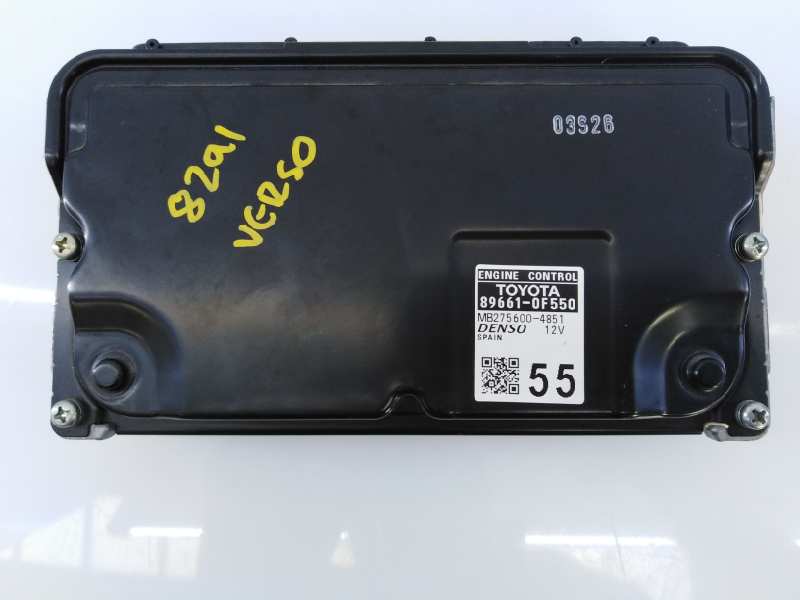 TOYOTA Verso 1 generation (2009-2015) Moottorin ohjausyksikkö ECU 896610F550,MB2756004851,E3-B2-13-1 18670612