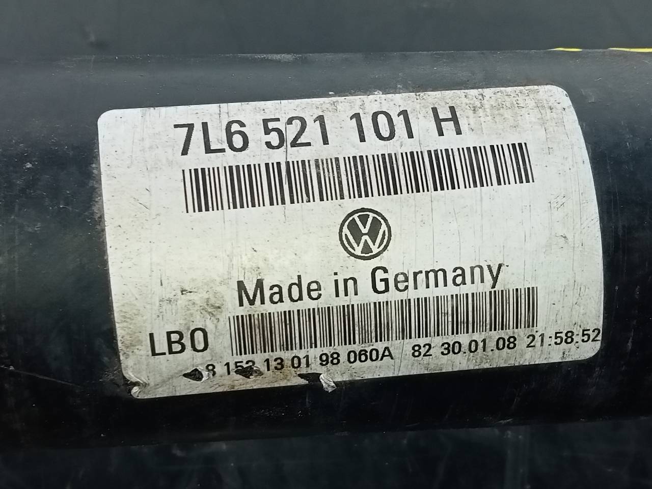 DODGE Q7 4L (2005-2015) Partie avant de l'arbre de transmission 7L6521101H, P1-A6-21 24516060