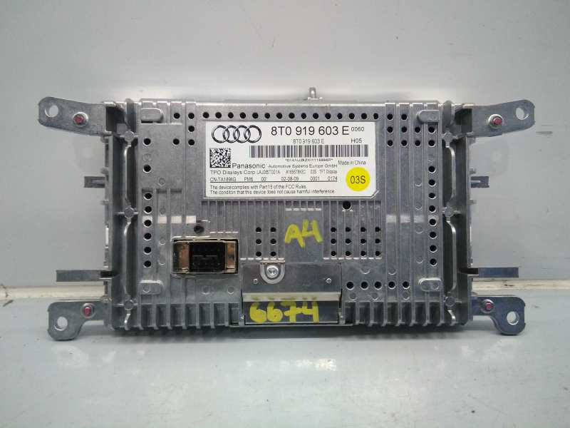 AUDI A4 B8/8K (2011-2016) Citas salona daļas 8T0919603E, E2-A1-17-2 24261647