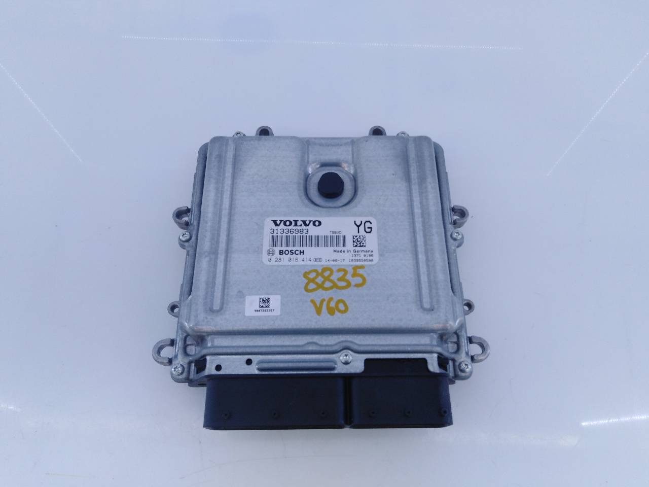 VOLVO V60 1 generation (2010-2020) Engine Control Unit ECU 31336983, 0281018414, E3-B5-35-4 18713144