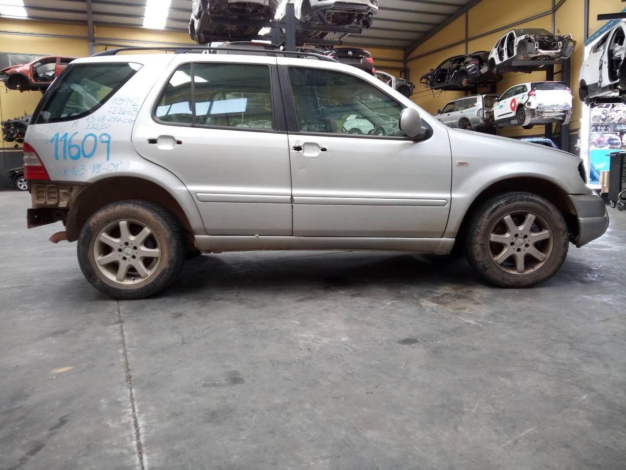 MERCEDES-BENZ M-Class W163 (1997-2005) Massluftflödessensor MAF 1130940048,0280217810,E3-A1-3-1 24107749