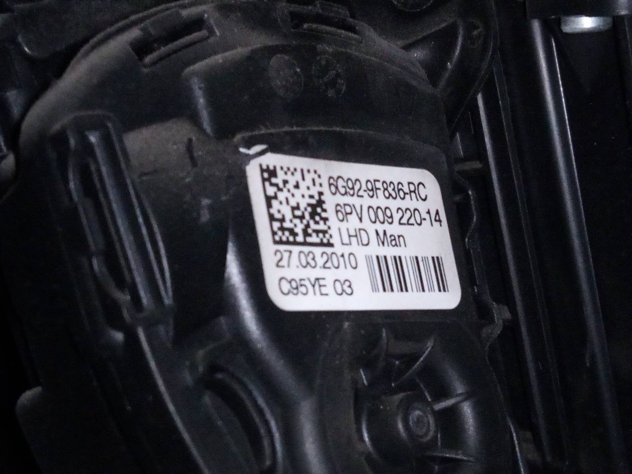 FORD Mondeo 4 generation (2007-2015) Педаль газа 6G929F836RC,6PV00922014 24106236