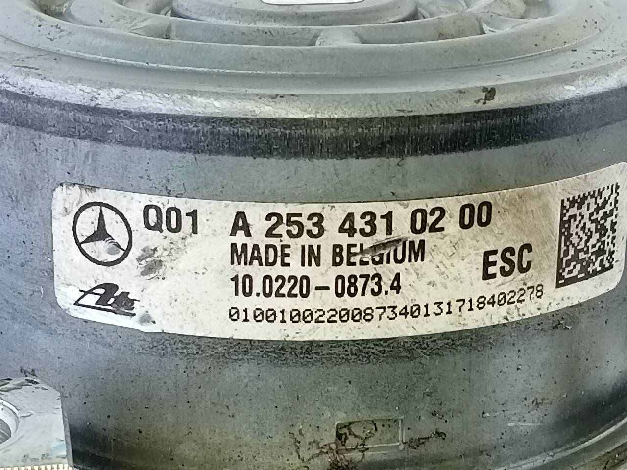 MERCEDES-BENZ C-Class W205/S205/C205 (2014-2023) Насос ABS A2534310200,A2539011400,P3-B8-28-3 23302289