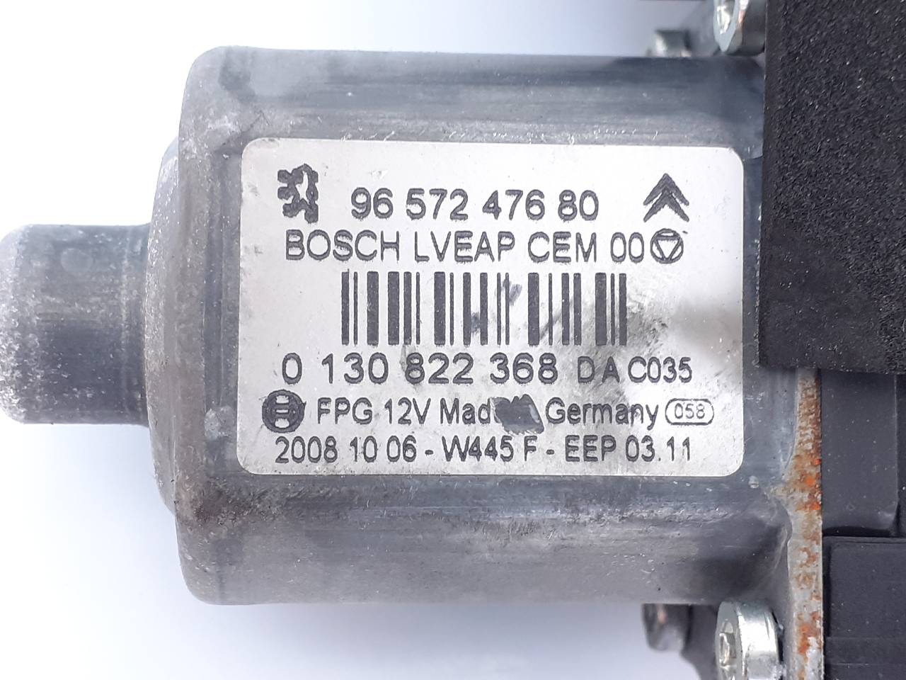 VOLKSWAGEN 308 T7 (2007-2015) Vindusregulator foran venstre dør 9657247680,E1-A4-16-1 18660274