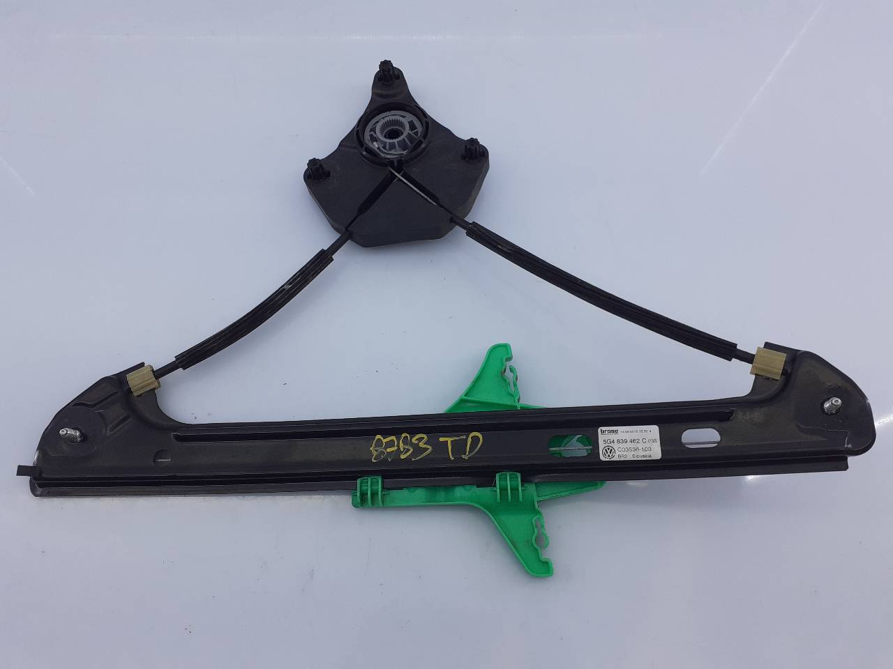 VOLKSWAGEN Golf 7 generation (2012-2024) Rear Right Door Window Regulator 5G4839462C, E1-B6-22-2 18709266