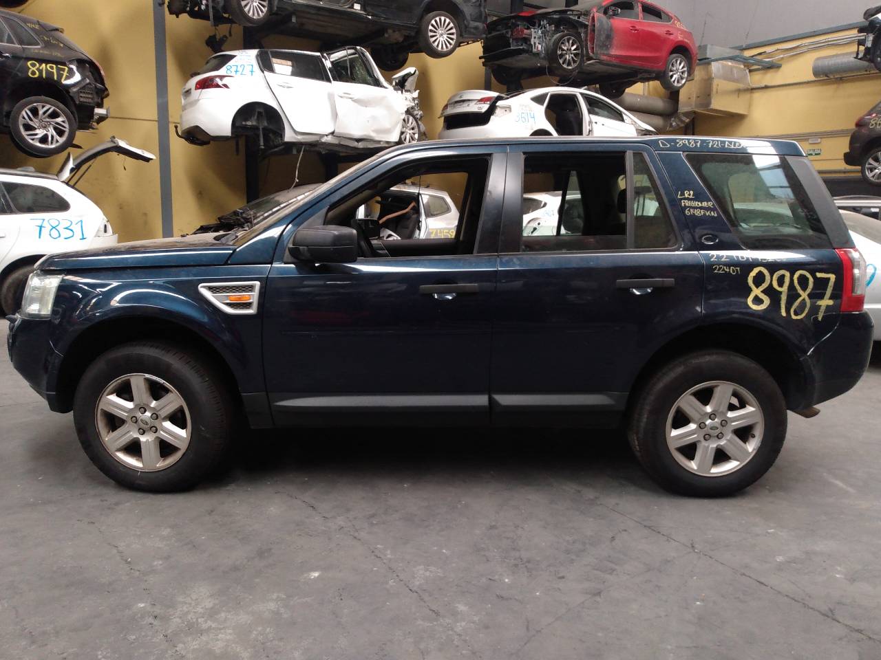 LAND ROVER Freelander 2 generation (2006-2015) Lève-vitre de porte arrière droite 6H5227000AE, E1-B4-8-2 18721548