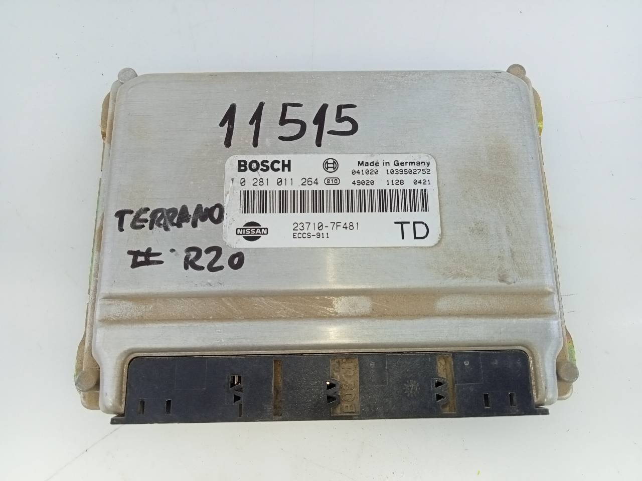 VOLVO Terrano 2 generation (1993-2006) Engine Control Unit ECU 237107F481, 0281011264 21825765