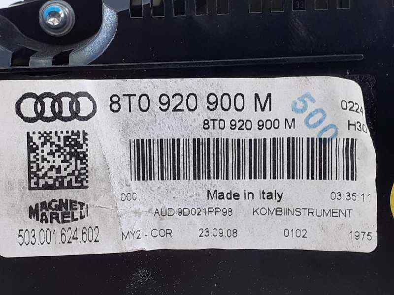 AUDI A5 8T (2007-2016) Speedometer 8T0920900M, E2-A1-23-5 18667280
