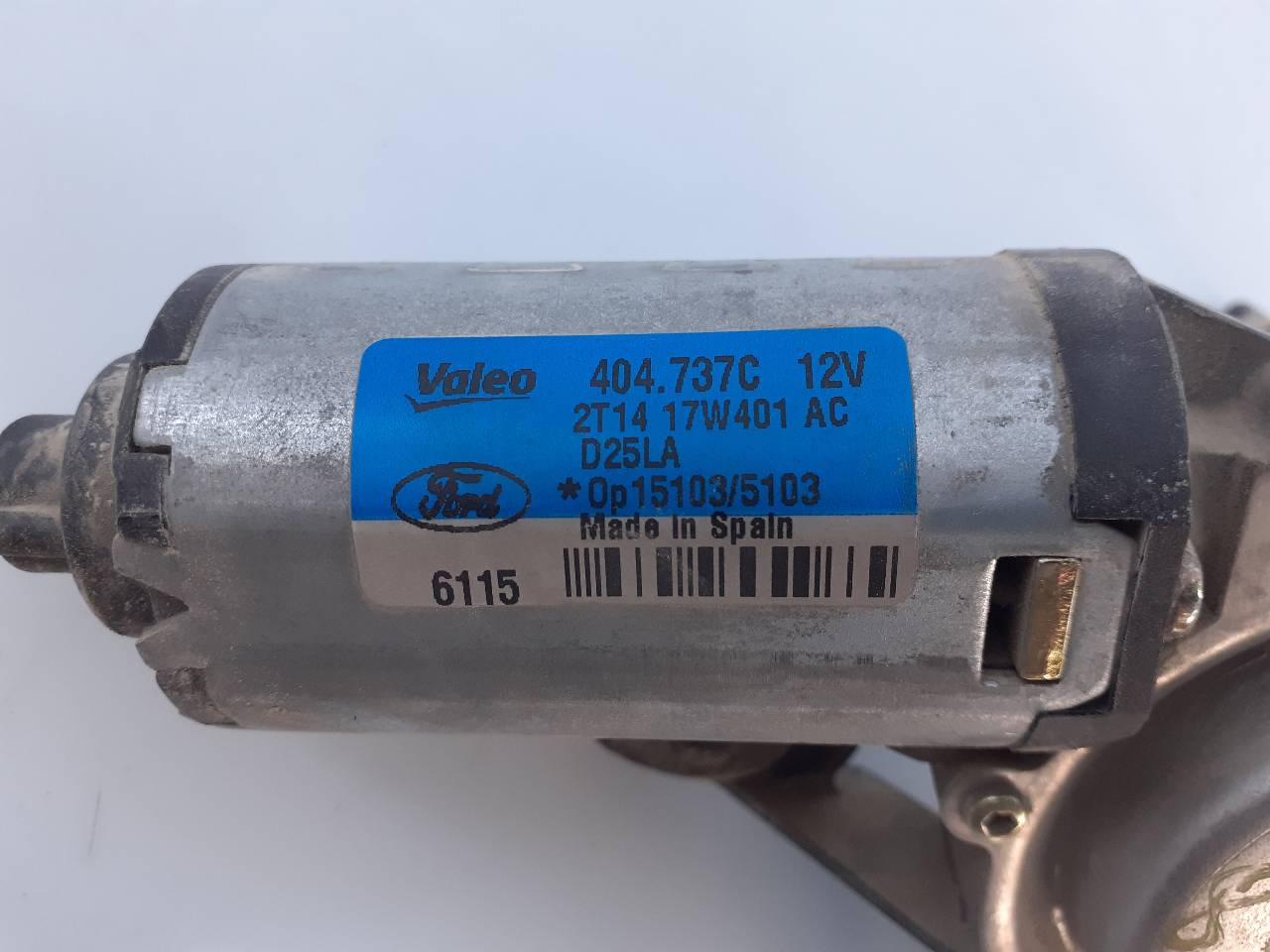 FORD Transit Connect 1 generation (2002-2024) Tailgate  Window Wiper Motor 404737C, 2T1417W401AC, E2-B3-3-2 18732269