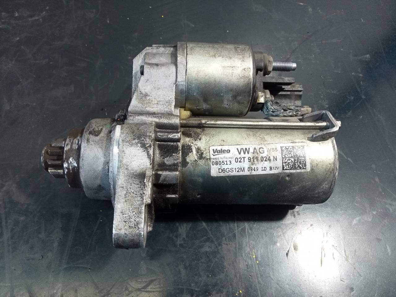 SEAT Cordoba 2 generation (1999-2009) Starter Motor 02T911024N,P3-A10-7-2 20955632