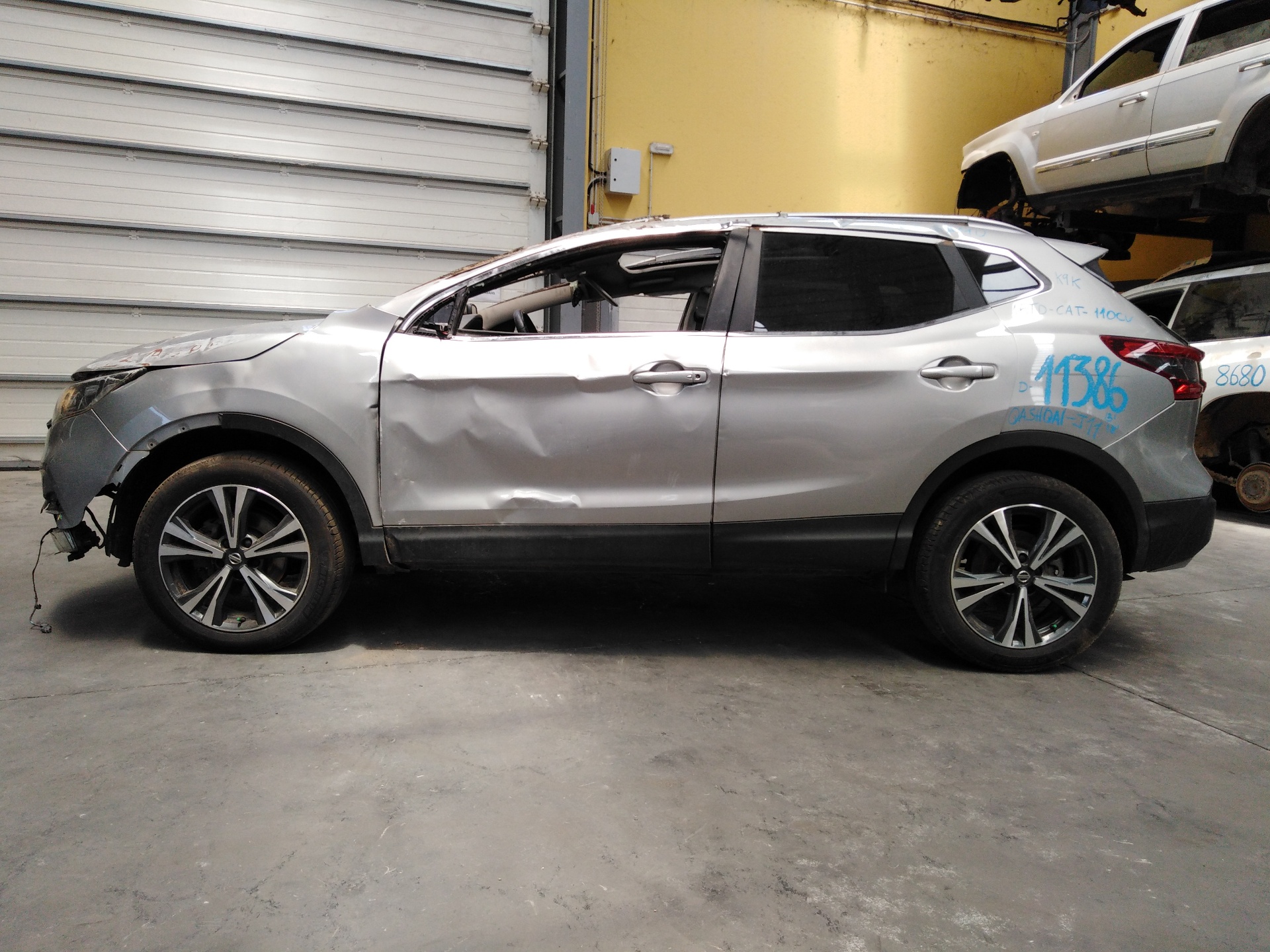 NISSAN Qashqai 2 generation (2013-2023) Priekinių dešinių durų spyna 21824291