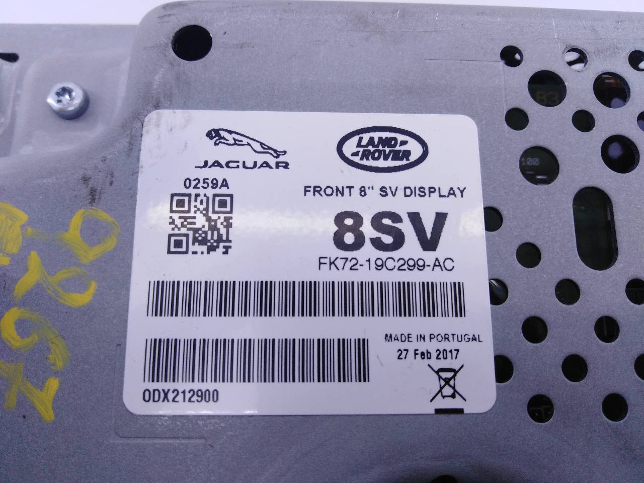 LAND ROVER Range Rover Evoque L538 (1 gen) (2011-2020) Musiikkisoitin GPS:llä FK7219C299AC,E3-B3-19-4 18739767