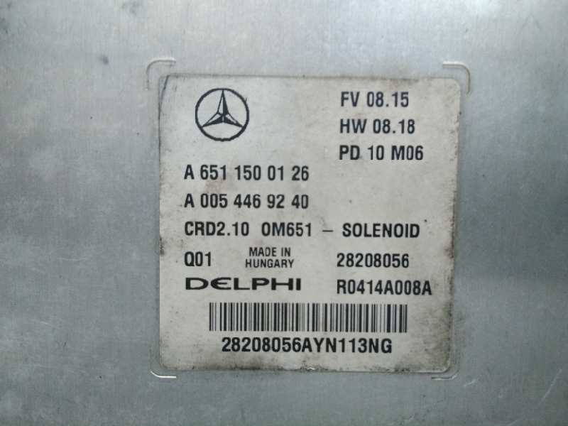 MERCEDES-BENZ C-Class W204/S204/C204 (2004-2015) Блок управления двигателем A6511500126,E3-A1-9-1,A0054469240 18465542