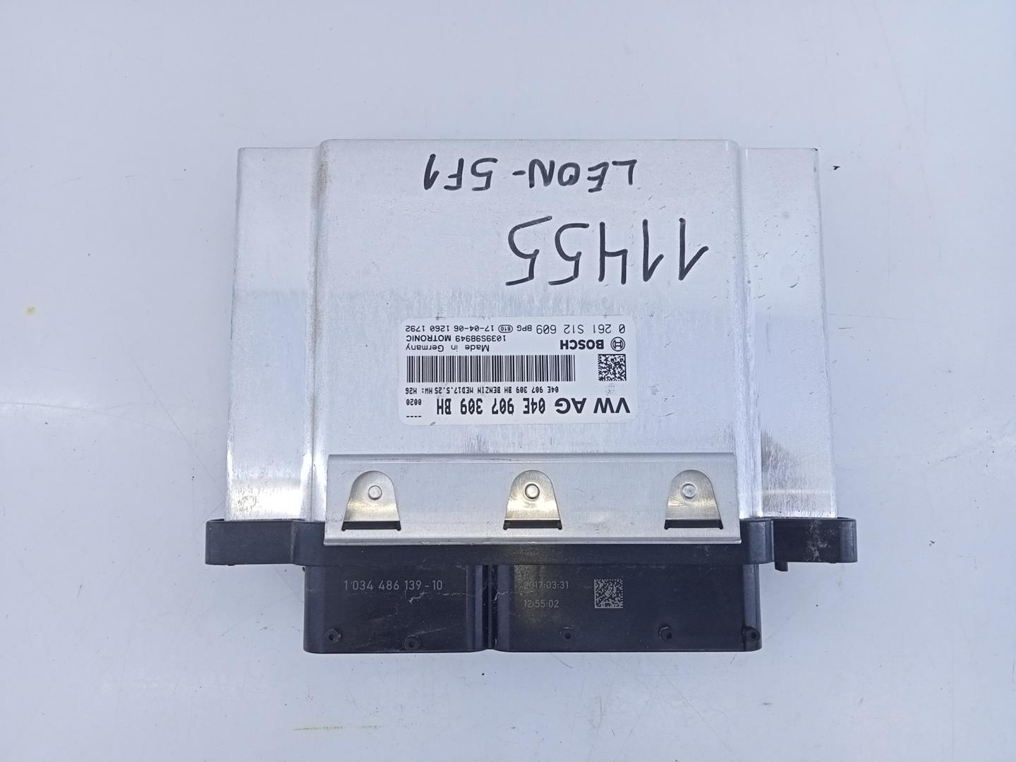 SEAT Leon 3 generation (2012-2020) Engine Control Unit ECU 04E907309BH, 0261S12609, E2-A1-45-3 21825018