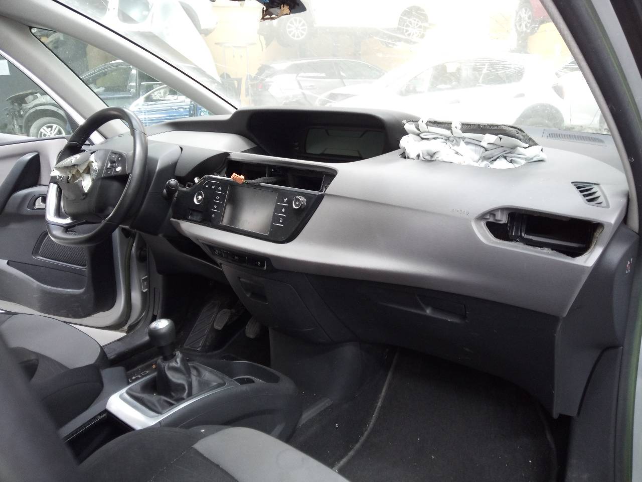 CITROËN C4 Picasso 2 generation (2013-2018) Priekšējā stikla tīrītāja mehānisms 9676371980, 0390248103, E1-B5-48-1 24046202