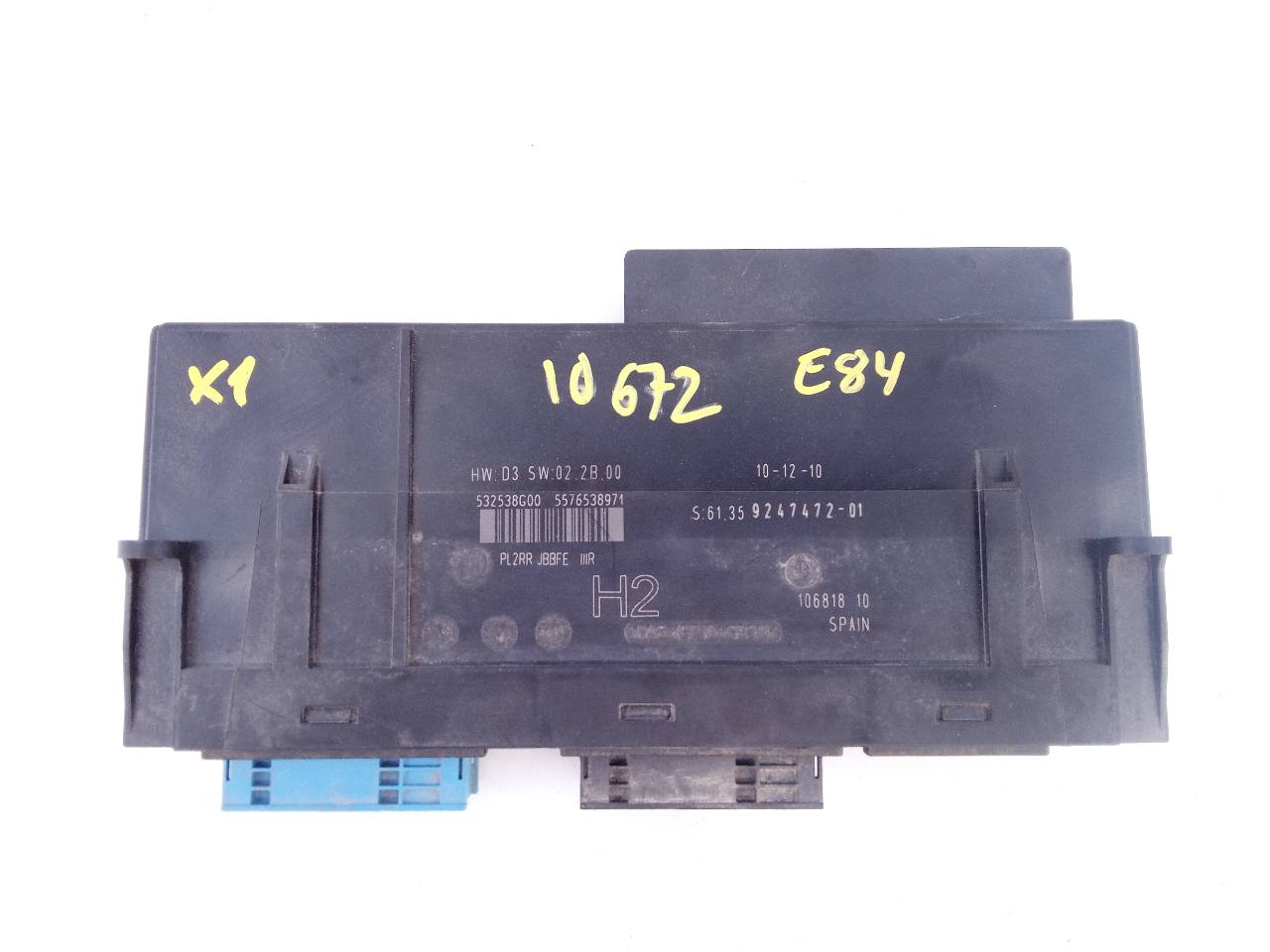 BMW X1 E84 (2009-2015) Other Control Units 924747201+5576538971,E3-A2-34-1 26272663