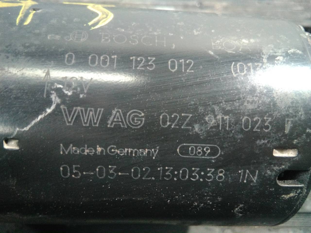 AUDI A2 8Z (1999-2005) Starter Motor 0001123012, 02Z911023F, P3-B8-3-4 18728392