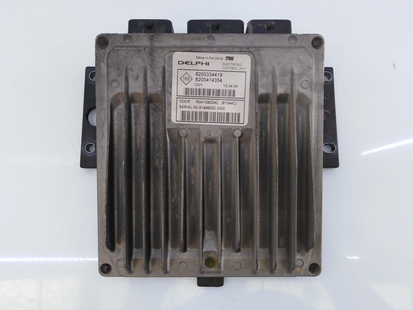 VAUXHALL Megane 2 generation (2002-2012) Engine Control Unit ECU 8200334419, 8200414354, E2-A1-45-2 18689598