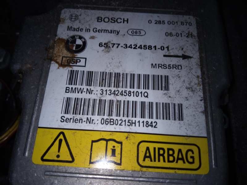 BMW X3 E83 (2003-2010) Блок SRS 6577342458101, 0285001870 18639614