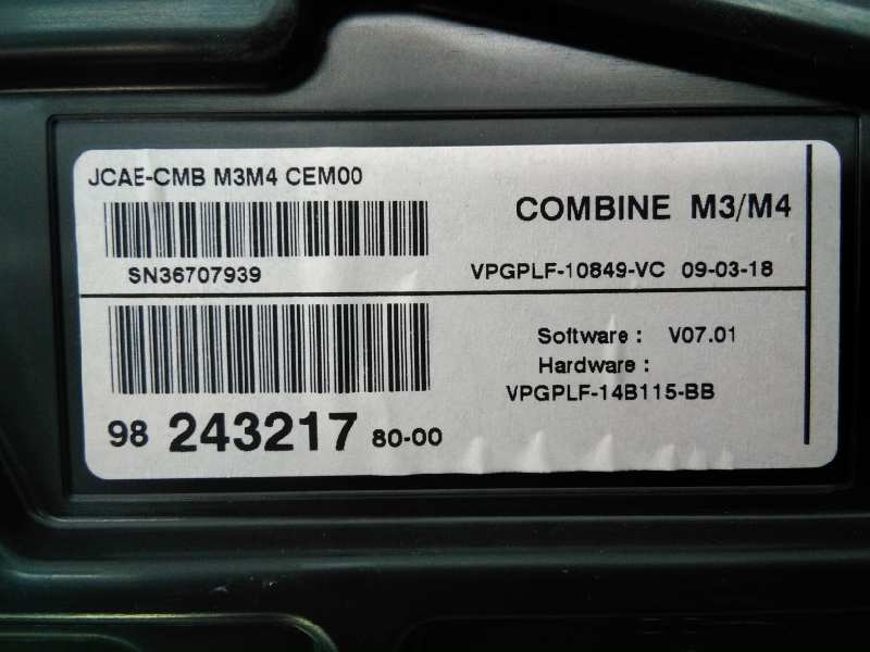 DODGE C-Elysee 2 generation (2012-2017) Спидометр E3-B2-40-2,9824321780 18550107