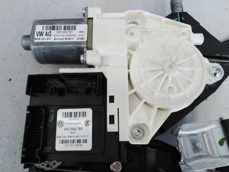 VOLKSWAGEN Caddy 4 generation (2015-2020) Vindusregulator foran venstre dør 5K0959793, 2K5959701, E1-B6-46-2 18555202