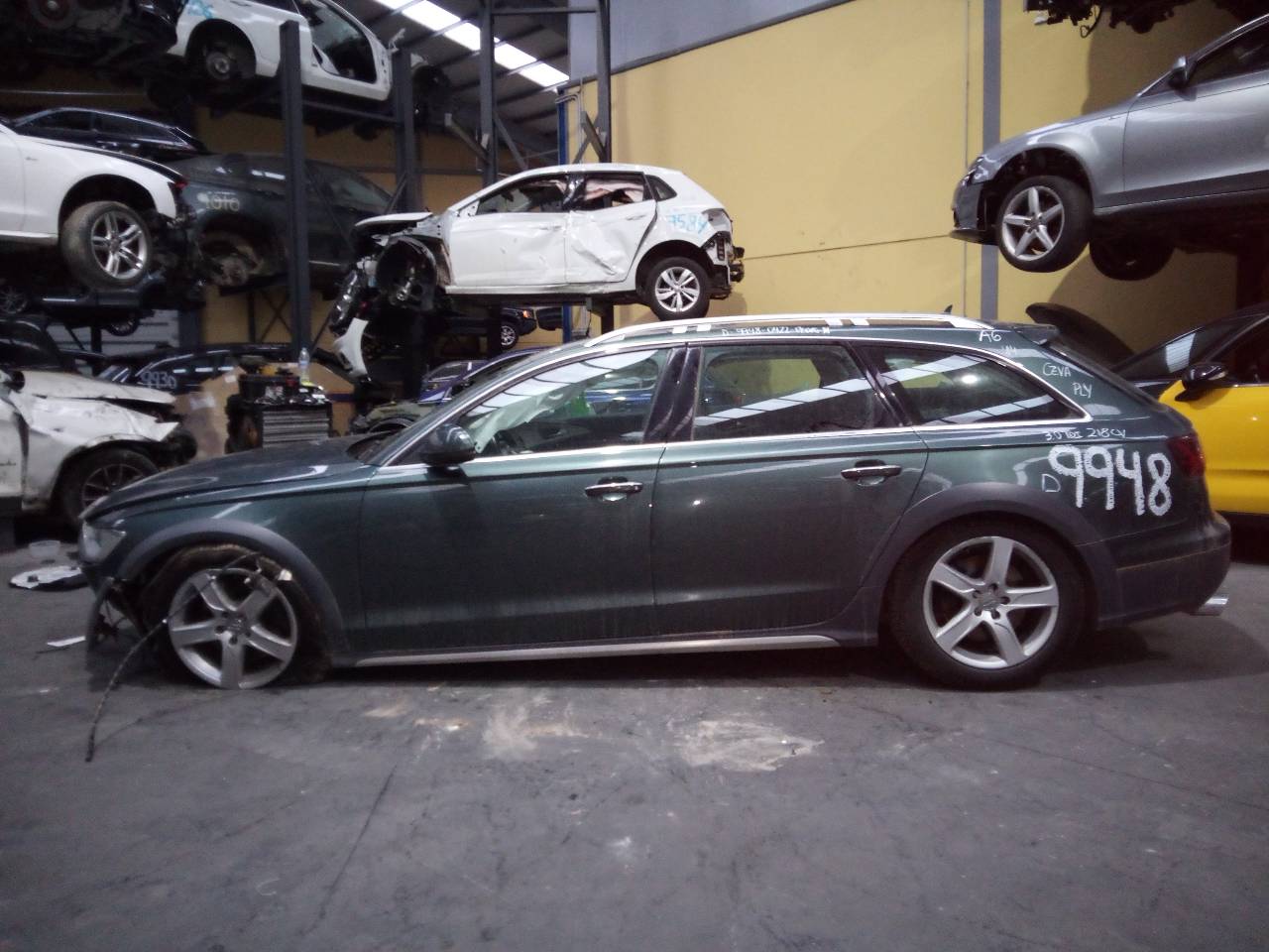 AUDI A6 allroad C7 (2012-2019) Oikean takaoven ikkunansäädin 4G0839462,E1-B6-48-2 26267070