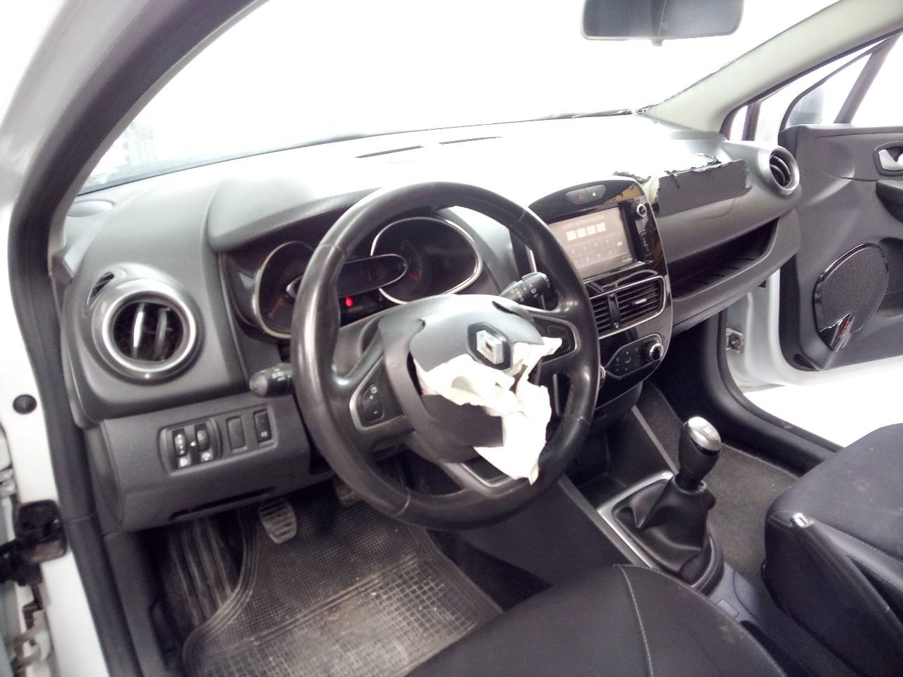 RENAULT Clio 3 generation (2005-2012) Vänster främre fönsterhissare 128001502B, E1-A1-32-1 21828499