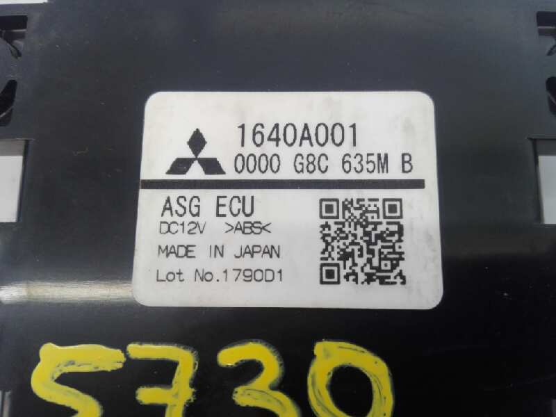 MITSUBISHI ASX 1 generation (2010-2020) Engine Control Unit ECU 1640A001, 0000G8C635MB 18432958