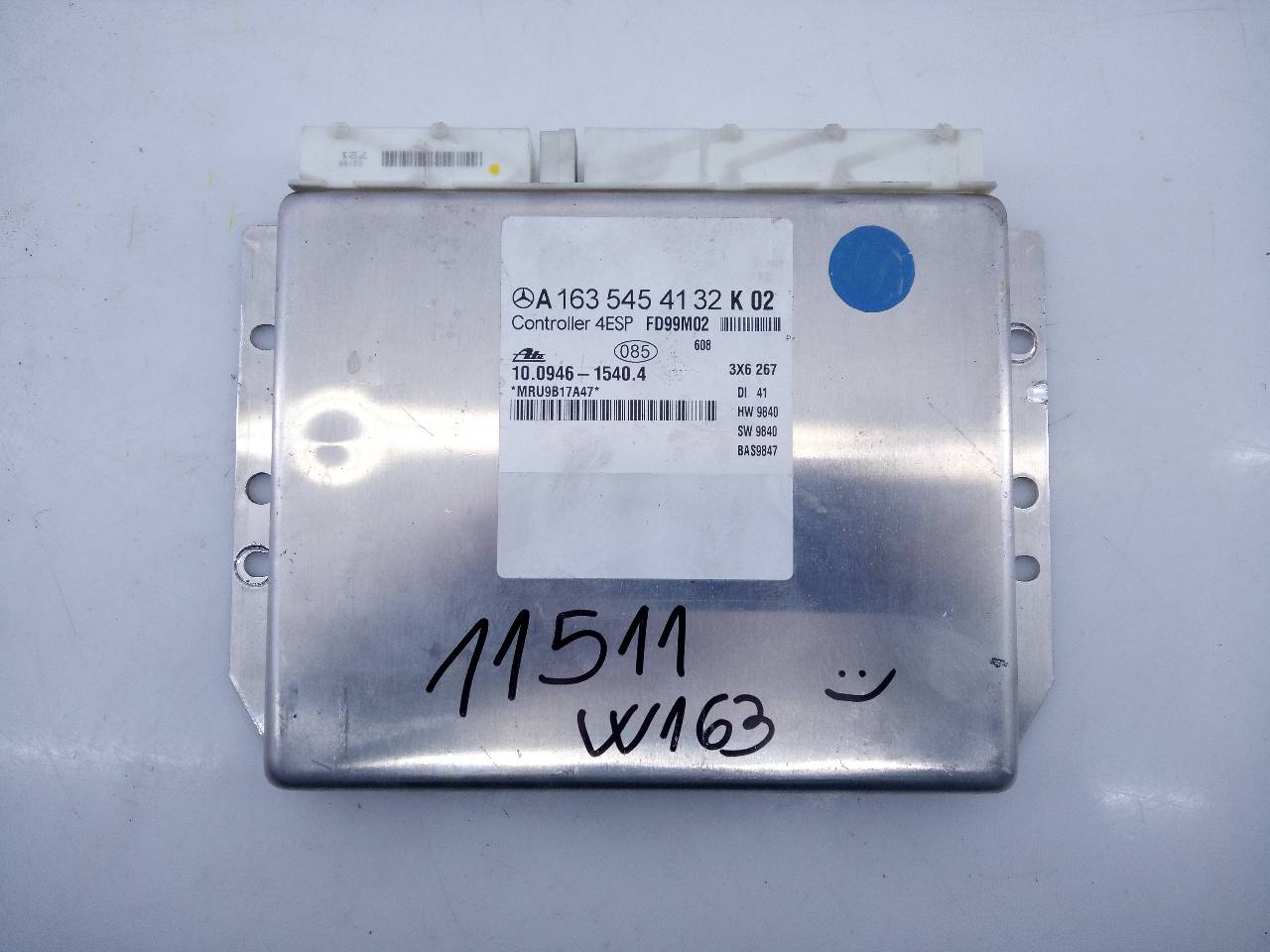 VAUXHALL M-Class W163 (1997-2005) Moottorin ohjausyksikkö ECU A0265456632,0261206300,E3-A1-8-2 23292611