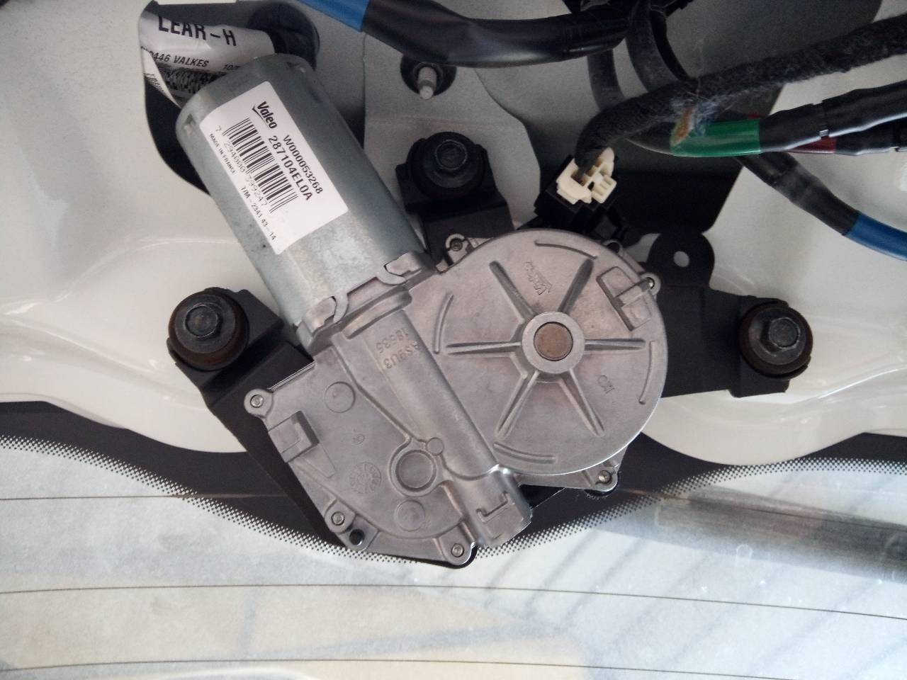 NISSAN Qashqai 2 generation (2013-2023) Moteur d'essuie-glace de hayon 287104EL0A 20967706