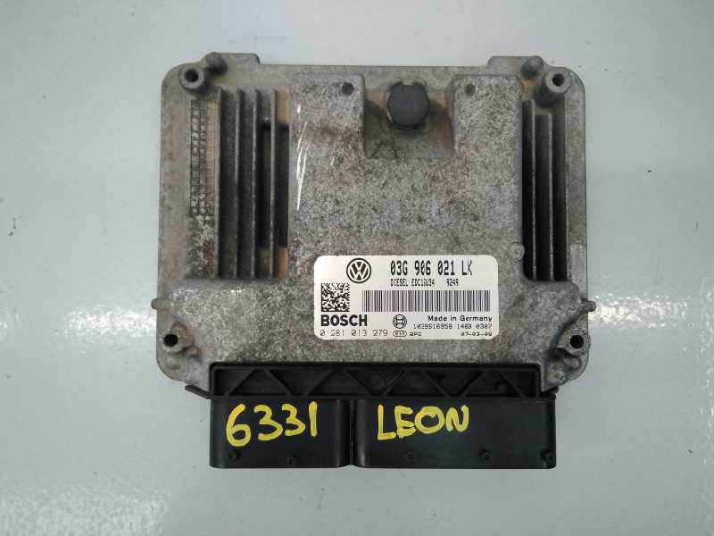 SEAT Leon 2 generation (2005-2012) Engine Control Unit ECU 03G906021LK, 0281013279, E2-A1-20-4 18485228