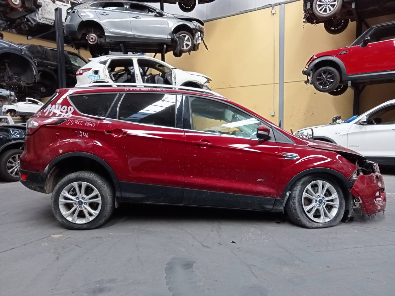 FORD Kuga 2 generation (2013-2020) Стартер MS4380000270, DS7T11000LE, P3-B8-4-4 21602922