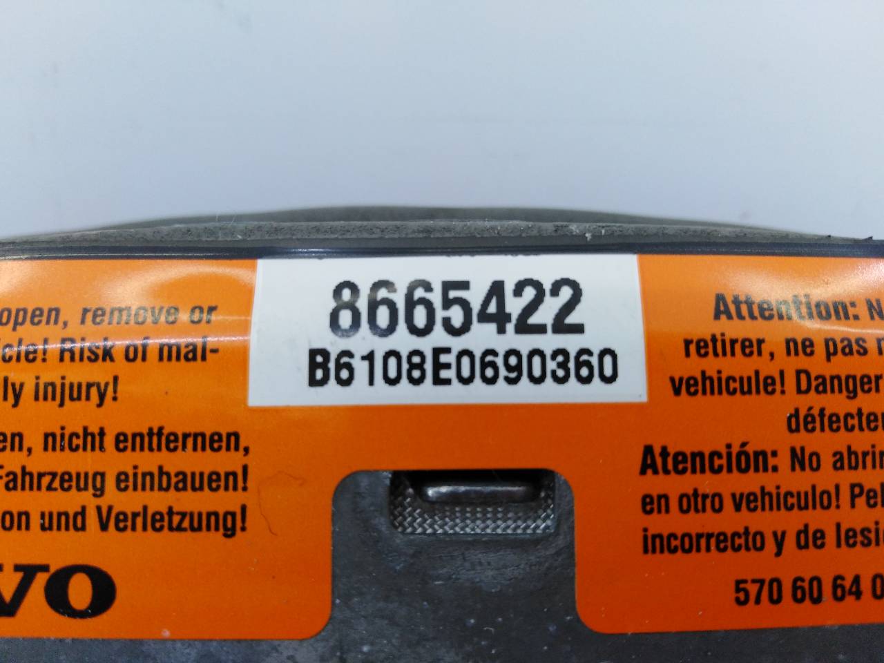 VOLVO XC90 1 generation (2002-2014) Autres unités de contrôle 8665422, E1-A5-3-1 18746043