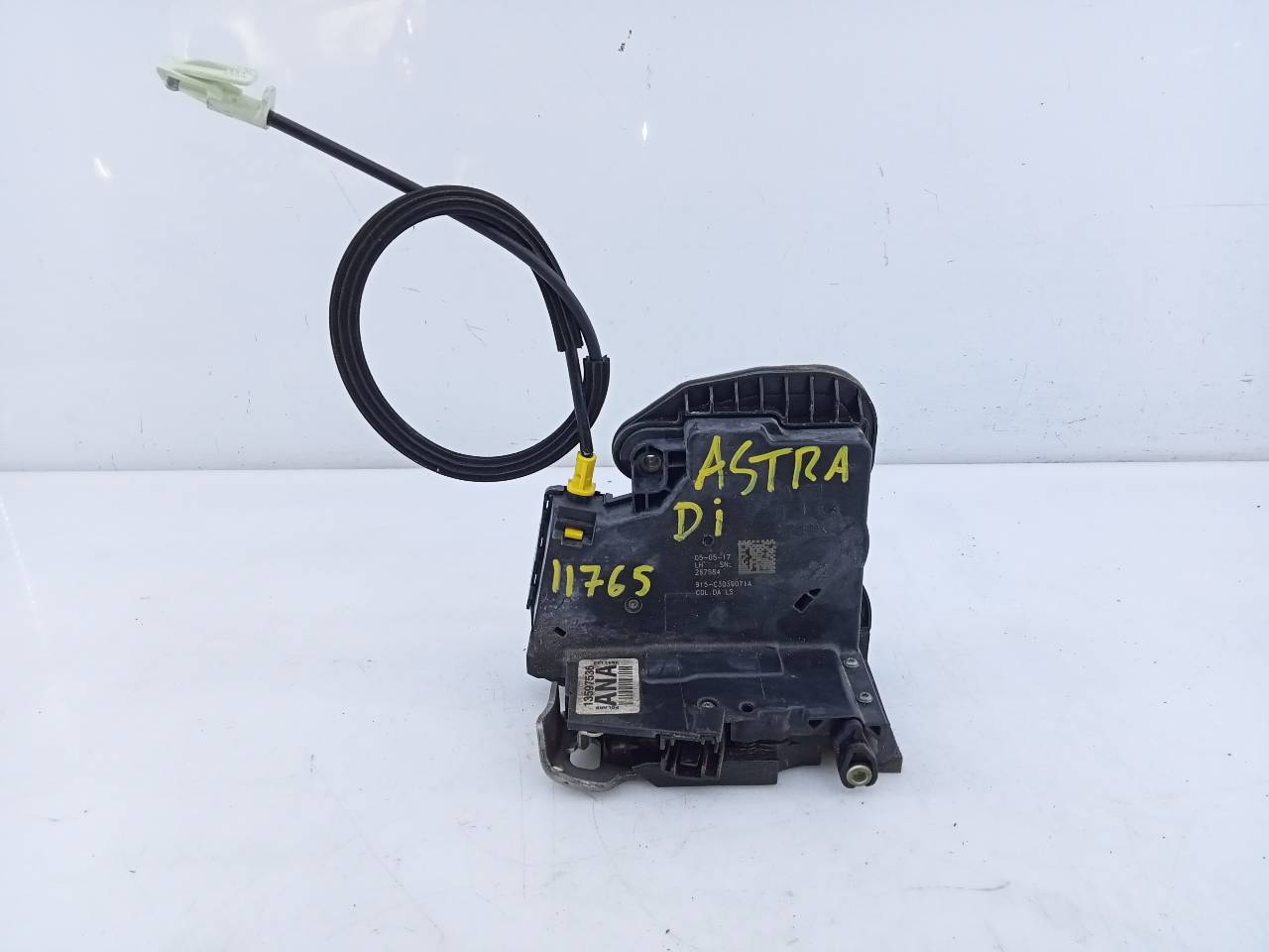 OPEL Astra K (2015-2021) Κλείδωμα Αριστερής Προσόψεως Πόρτας 915C3039071A, 13597536, E2-B6-65-2 21829789