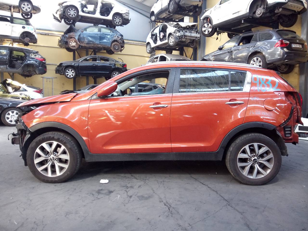 KIA Sportage 3 generation (2010-2015) Galinių dešinių durų spyna 814203U000,E2-B5-30-2 18772505