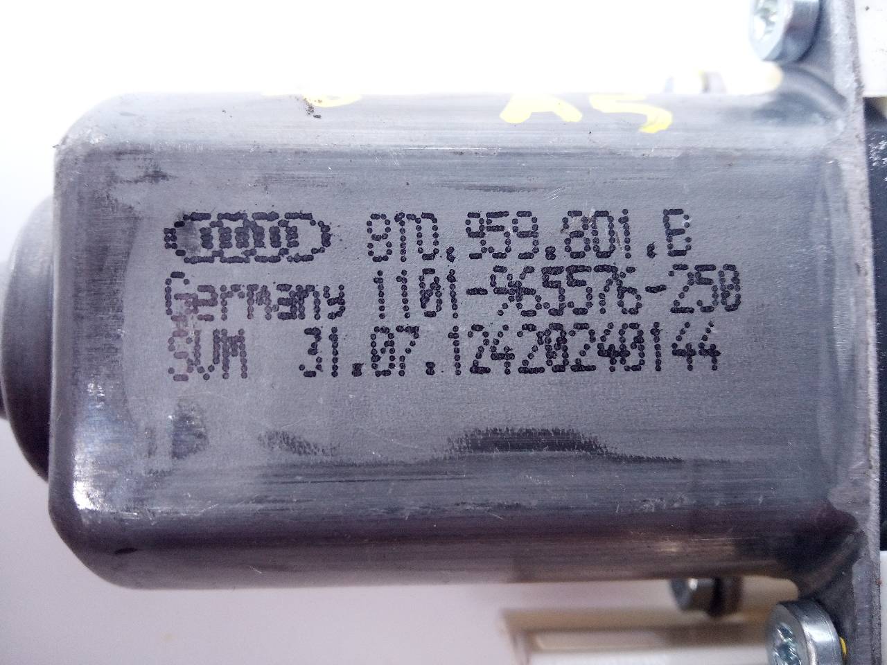 AUDI A5 Sportback 8T (2009-2011) Motor regulator geam ușă stânga față 8T0959801B,E1-B6-38-1 21794417