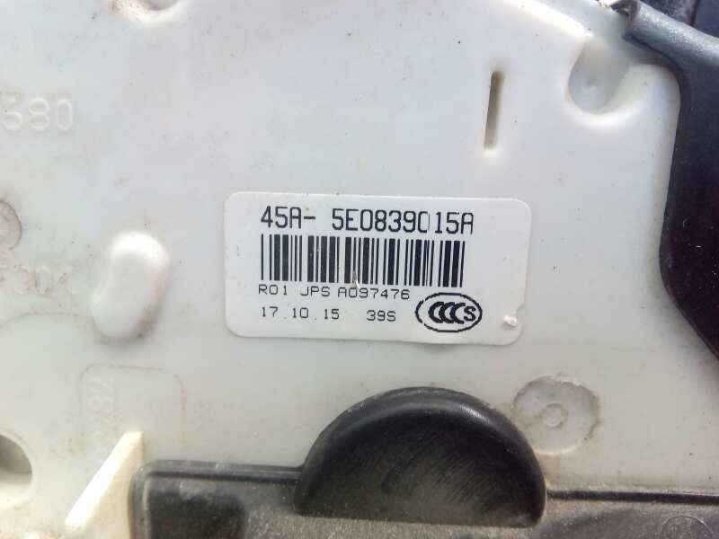 VOLKSWAGEN Passat B8 (2014-2023) Rear Left Door Lock 5E0839015A,E1-B6-4-2 18394566