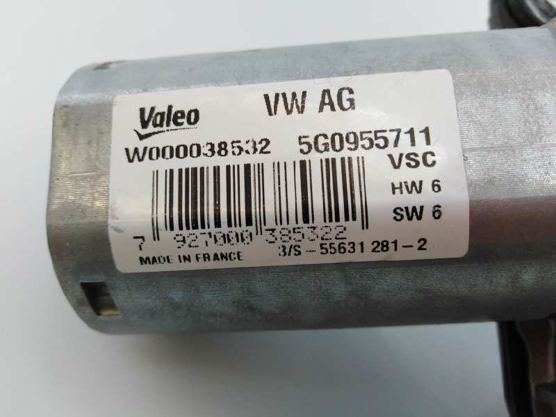 VOLKSWAGEN Golf 7 generation (2012-2024) Tailgate  Window Wiper Motor 5G0955711,W000038532,E1-B6-4-2 18501100